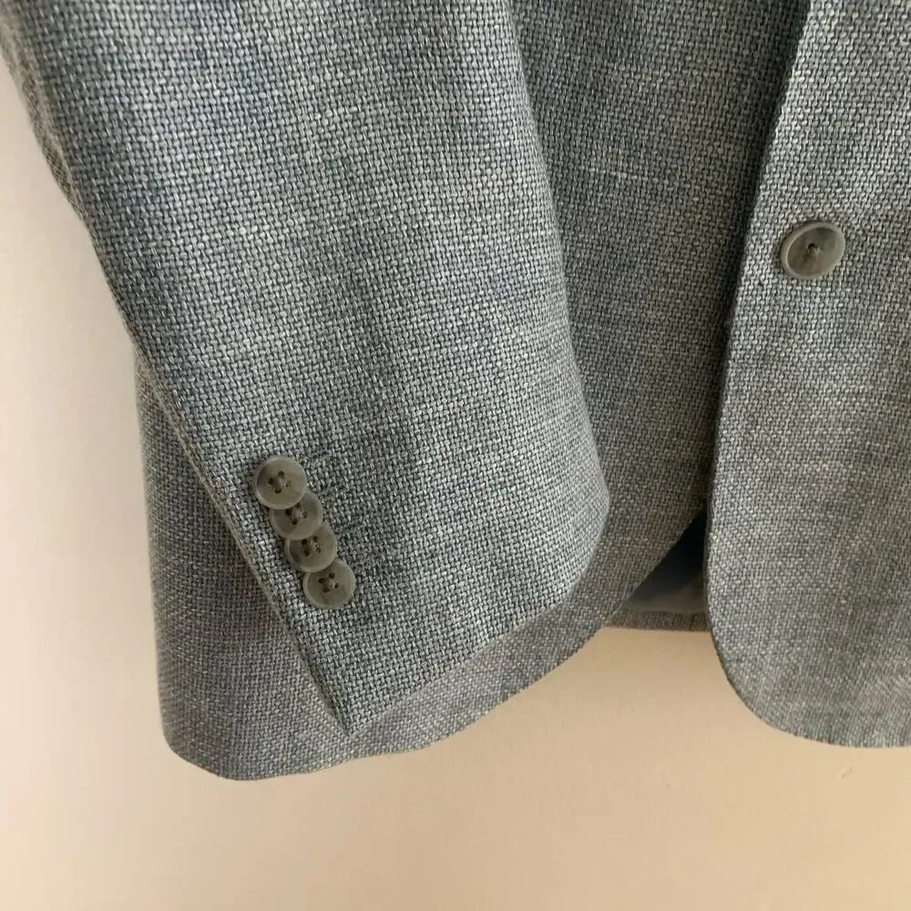 Joseph Abboud Wool Linen Heritage Size 38 Long Men's Sport Coat Blazer Jacket